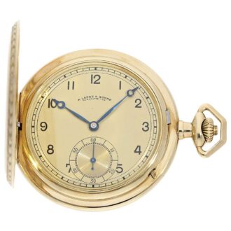 German elegant "Art déco" Glashütte pocket watch circa 1925