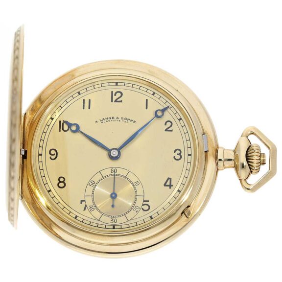 German elegant "Art déco" Glashütte pocket watch circa 1925