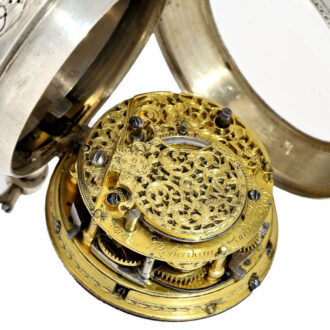 English extravagant verge watch repeater with bell Circa 1690