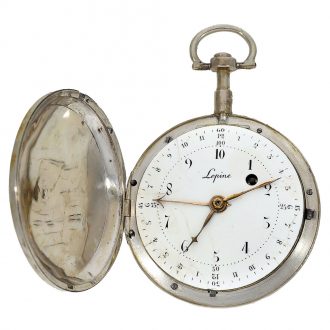 French fine and rare silver revolutionary watch Circa 1794