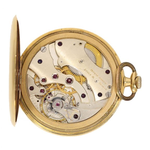 Swiss 18 carat gold precision pocket watch with original box Circa 1915 Swiss 18 carat gold precision pocket watch with original box Circa 1915