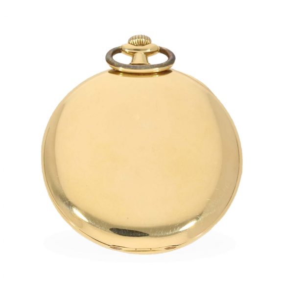 Swiss 18 carat gold precision pocket watch with original box Circa 1915 Swiss 18 carat gold precision pocket watch with original box Circa 1915