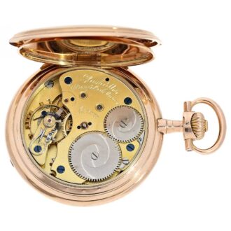 German rare edition gold Glashütte pocket watch Circa 1900