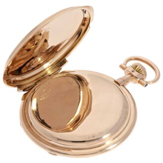 German rare edition gold Glashütte pocket watch Circa 1900