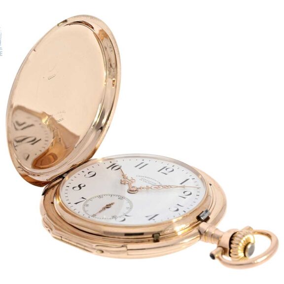 German rare edition gold Glashütte pocket watch Circa 1900 German rare edition gold Glashütte pocket watch Circa 1900