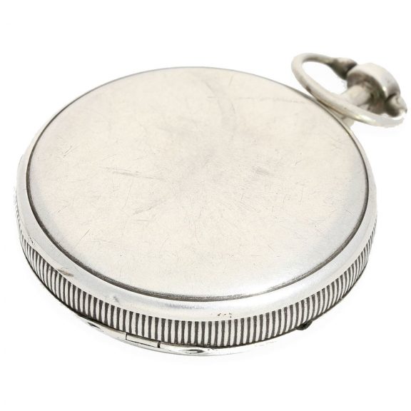 Swiss silver repeating verge watch with early Jacquemart Circa 1800 Swiss silver repeating verge watch with early Jacquemart Circa 1800