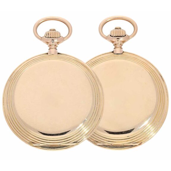 German gold Glashütte hunting cased pocket watch Circa 1911 German gold Glashütte hunting cased pocket watch Circa 1911