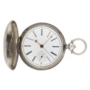 Swiss watch with jewelled duplex escapement and center seconds Circa 1860