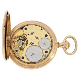 German gold "à goutte" Glashütte pocket watch Circa 1903