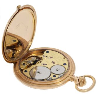 German gold "à goutte" Glashütte pocket watch Circa 1903