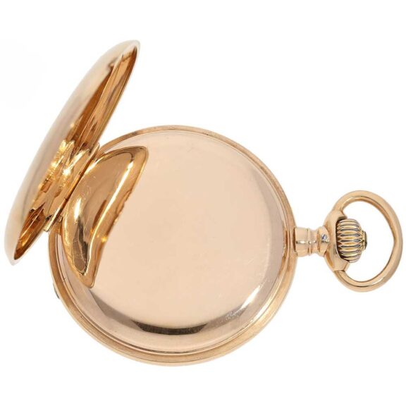 German 18 K pink gold Glashütte pocket watch Circa 1885 German 18 K pink gold Glashütte pocket watch Circa 1885