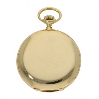 Swiss gold patented open faced anker chronometer Circa 1915