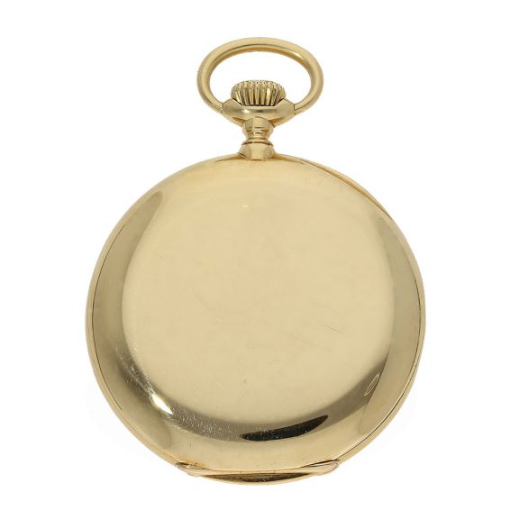 Swiss gold patented open faced anker chronometer Circa 1915 Swiss gold patented open faced anker chronometer Circa 1915
