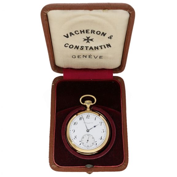 Swiss gold patented open faced anker chronometer Circa 1915 Swiss gold patented open faced anker chronometer Circa 1915