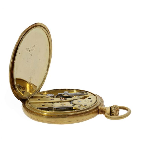 Swiss fine and heavy 18K gold pocket chronometer Circa 1910 Swiss fine and heavy 18K gold pocket chronometer Circa 1910
