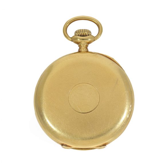Swiss fine and heavy 18K gold pocket chronometer Circa 1910 Swiss fine and heavy 18K gold pocket chronometer Circa 1910