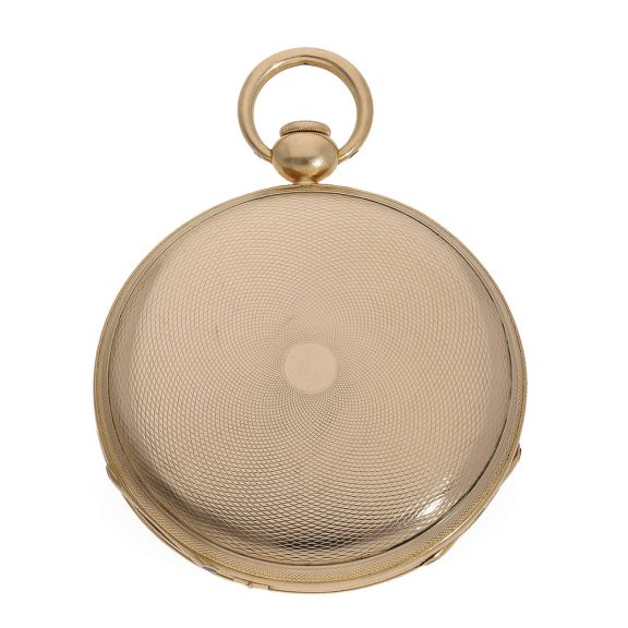 French 18 Carat pink gold Breguet type cylinder watch Circa 1810 French 18 Carat pink gold Breguet type cylinder watch Circa 1810