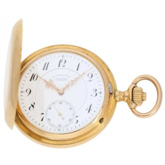 German Glashütte watch with extract of the archive Circa 1902