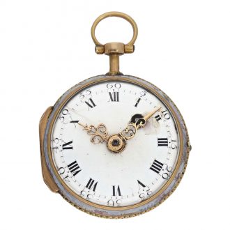 French extremely rare miniature Rococo enamel watch Circa 1770 French extremely rare miniature Rococo enamel watch Circa 1770