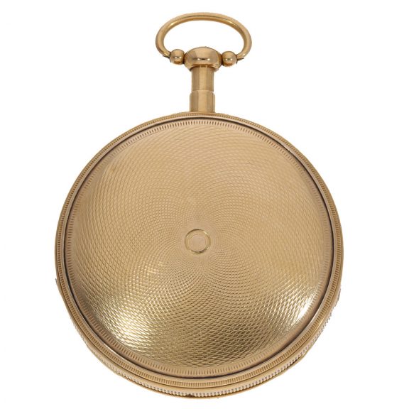 18 Carat gold cylinder watch with repeater Circa 1820 18 Carat gold cylinder watch with repeater Circa 1820