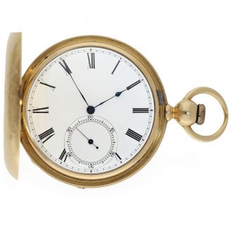 English heavy 18K gold pocket chronometer Circa 1850