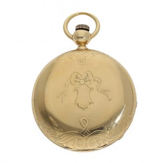 English heavy 18K gold pocket chronometer Circa 1850