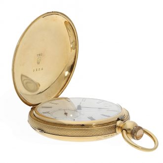 English heavy 18K gold pocket chronometer Circa 1850