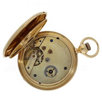 English heavy 18K gold pocket chronometer Circa 1850
