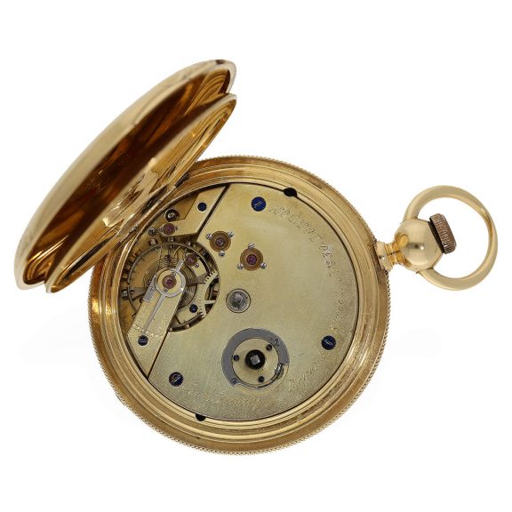 English heavy 18K gold pocket chronometer Circa 1850 English heavy 18K gold pocket chronometer Circa 1850