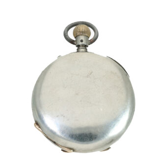 German silver full hunter historical pocket watch Circa 1853
