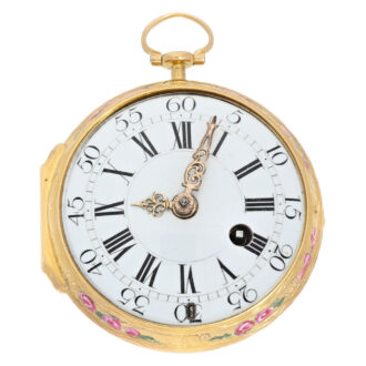 A gold French high-grade lady's verge pocket watch Circa 1770 A gold French high-grade lady's verge pocket watch Circa 1770