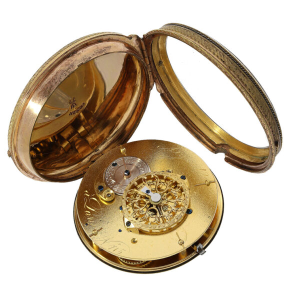 The movement has a verge escapement and is signed Argand à Paris The movement has a verge escapement and is signed Argand à Paris