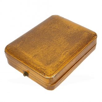 Swiss 18 carat gold and enamel cylinder pocket watch Circa 1820