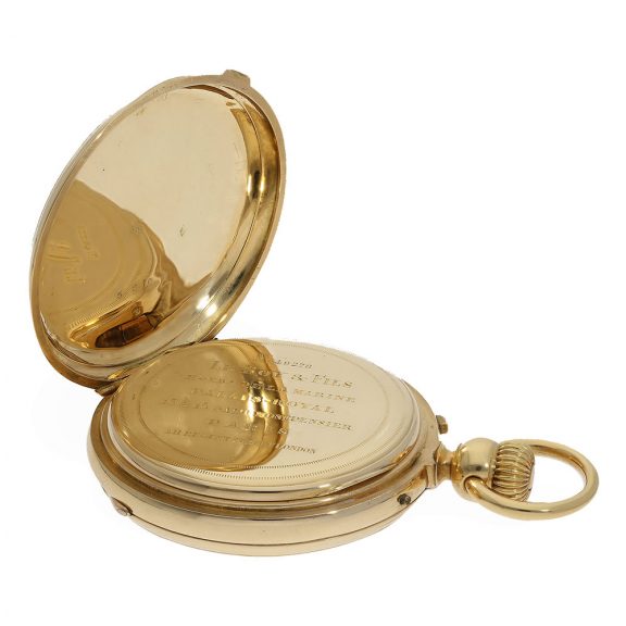 French 18 carat gold à goutte chronometer of finest quality Circa 1870 French 18 carat gold à goutte chronometer of finest quality Circa 1870