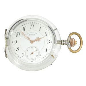German rare open faced anker chronometer watch Circa 1900