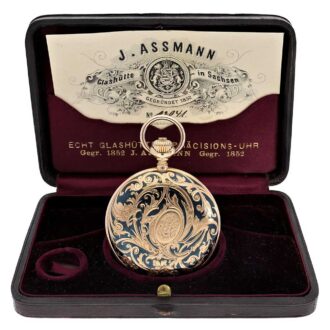 German unique Glashütte Renaissance pocket watch Circa 1900 German unique Glashütte Renaissance pocket watch Circa 1900