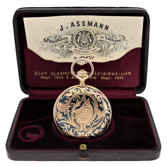 German unique Glashütte Renaissance pocket watch Circa 1900 German unique Glashütte Renaissance pocket watch Circa 1900