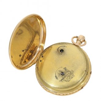 18 Carat gold repeater and musical movement Circa 1800