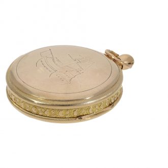 18 Carat gold repeater and musical movement Circa 1800
