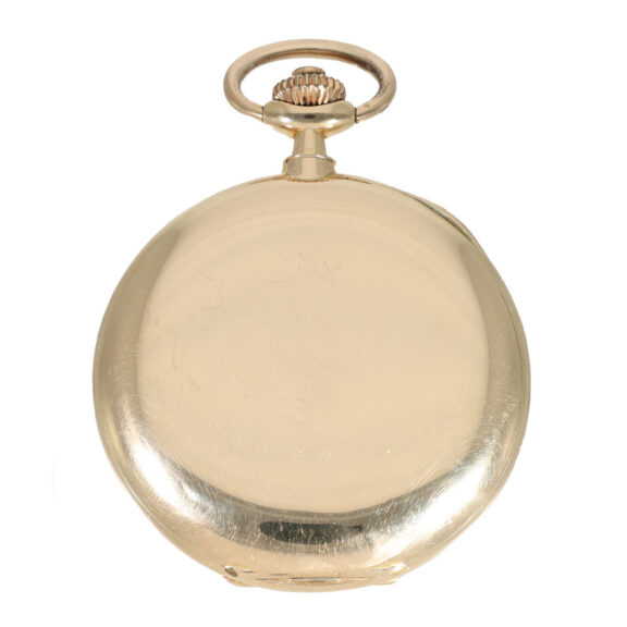 German 14K gold hunting cased lever pocket watch Circa 1910 German 14K gold hunting cased lever pocket watch Circa 1910