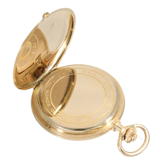 German 14K gold hunting cased lever pocket watch Circa 1910 German 14K gold hunting cased lever pocket watch Circa 1910