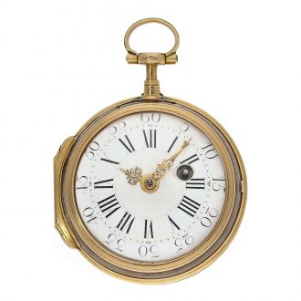 Very rare Dutch Louis XV 18 Carat gold watch Circa 1770