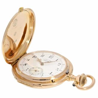 German rare Glashütte gold Ankerchronometer Circa 1889