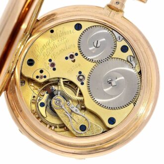 German rare Glashütte gold Ankerchronometer Circa 1889
