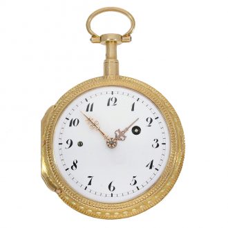 French exquisite museum verge watch with original chatelaine Circa 1780