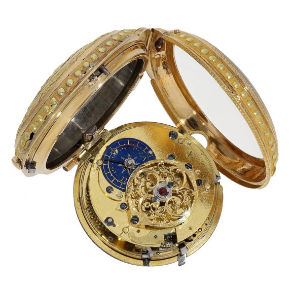 French exquisite museum verge watch with original chatelaine Circa 1780 French exquisite museum verge watch with original chatelaine Circa 1780