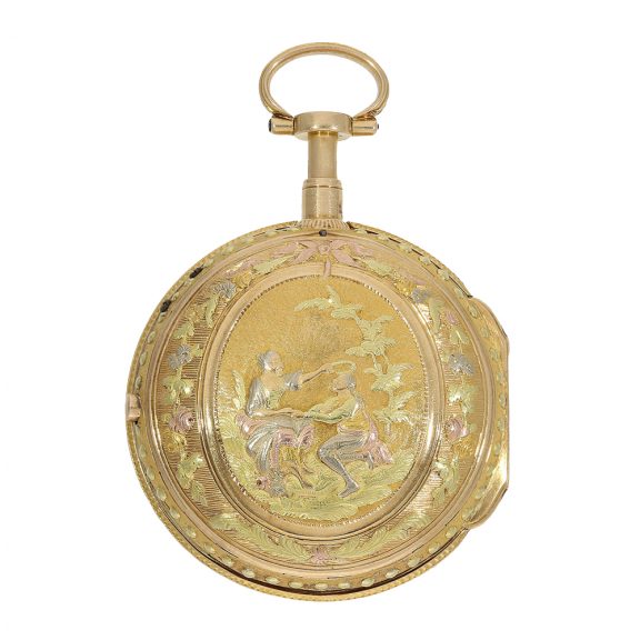 French exquisite museum verge watch with original chatelaine Circa 1780 French exquisite museum verge watch with original chatelaine Circa 1780