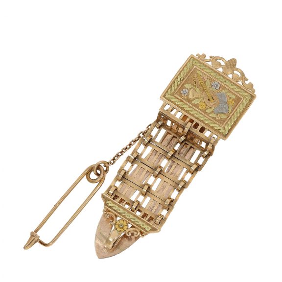 French exquisite museum verge watch with original chatelaine Circa 1780 French exquisite museum verge watch with original chatelaine Circa 1780