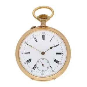 Swiss 18 carat gold observatory chronometer Circa 1880
