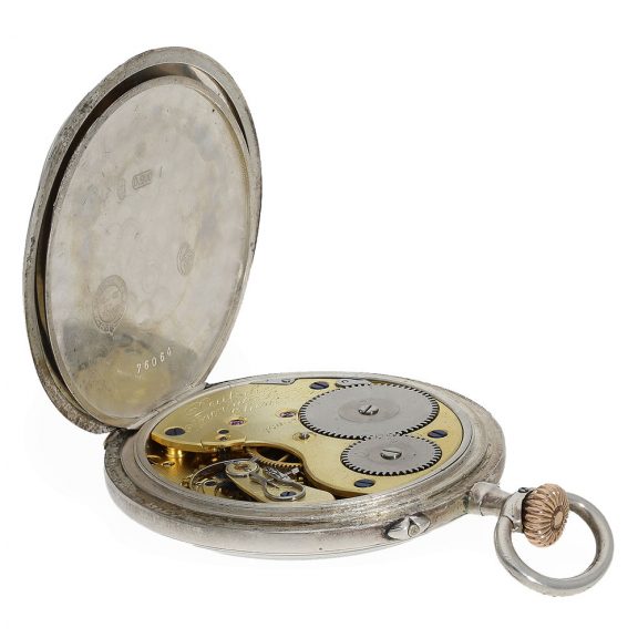 German lever watch with silver open faced case Circa 1915 German lever watch with silver open faced case Circa 1915